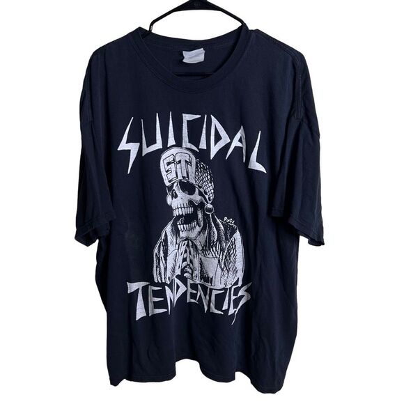 Vintage Suicidal Tendencies Punk T Shirt XXL - Picture 1 of 5
